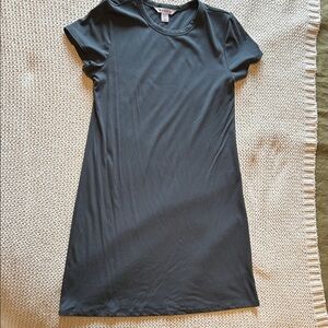 Athleta Ribbed Gray T-Shirt